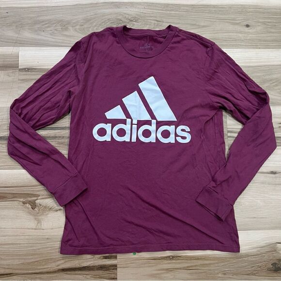 Adidas Maroon Amplifier Tee Women’s Small - Picture 1 of 3